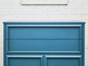 Blue Vintage Framed Highboy