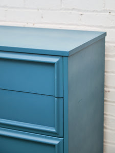 Blue Vintage Framed Highboy