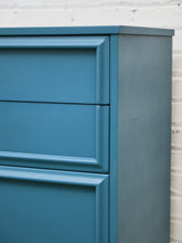 Load image into Gallery viewer, Blue Vintage Framed Highboy
