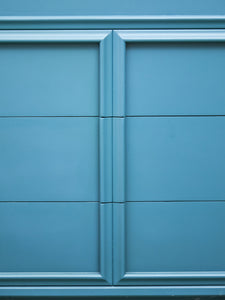Blue Vintage Framed Highboy