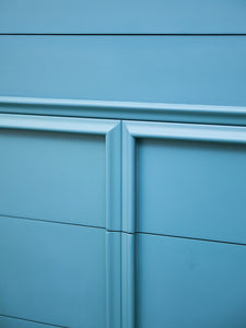 Blue Vintage Framed Highboy