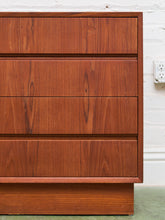 Load image into Gallery viewer, Westnofa Mid Century Teak Plinth Base 8 Drawer Dresser
