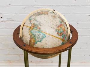 Vintage Standing Globe