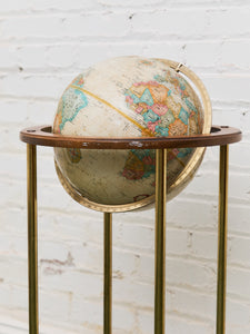 Vintage Standing Globe