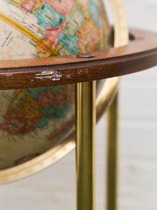 Vintage Standing Globe