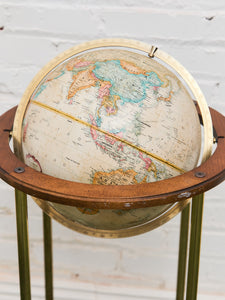 Vintage Standing Globe