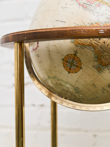 Vintage Standing Globe
