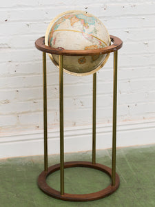 Vintage Standing Globe