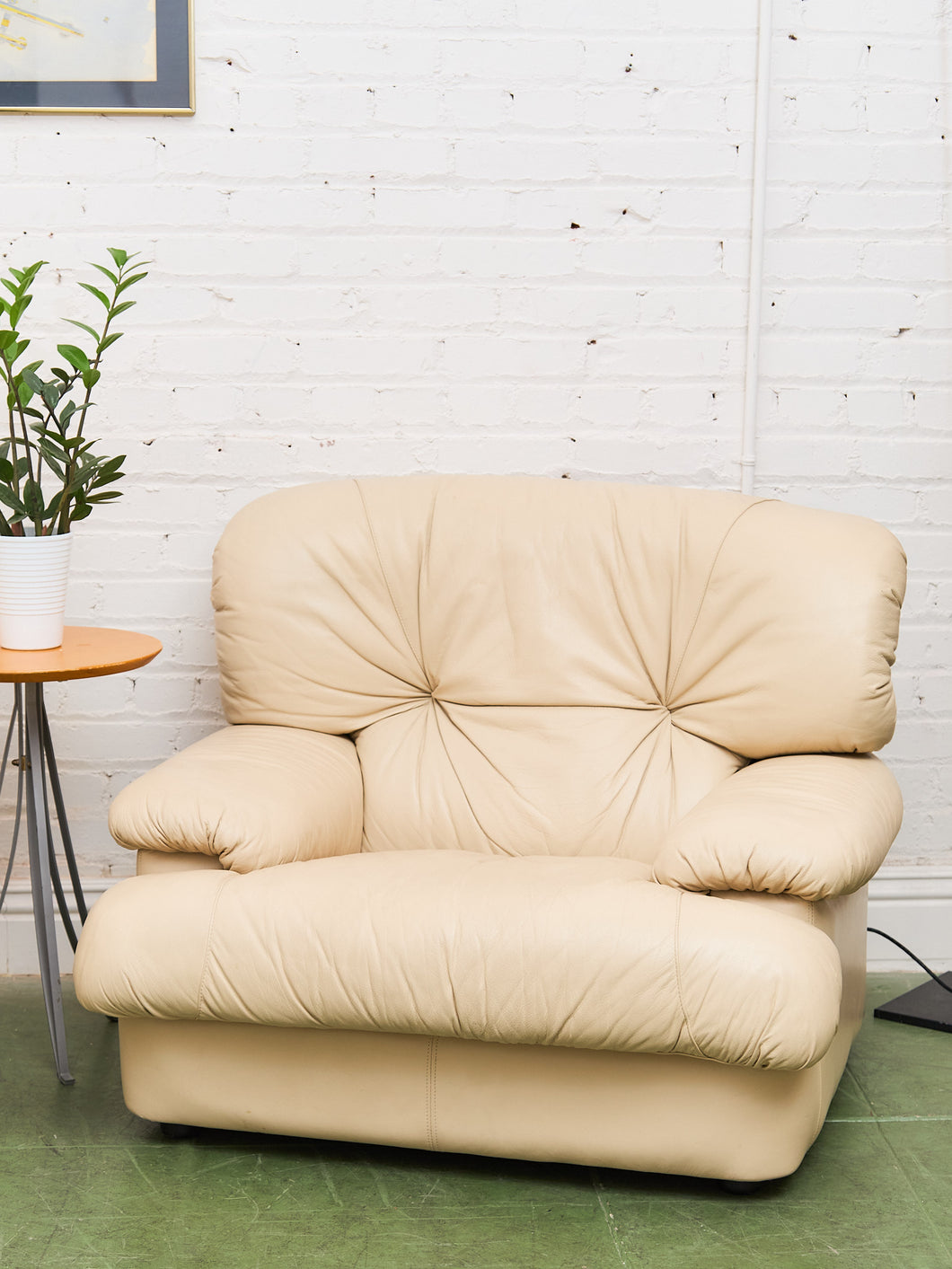 Leather Italian Club Chair