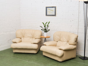Leather Italian Club Chair