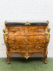 Louis XV 19th century Bombe Chest of Drawers Large