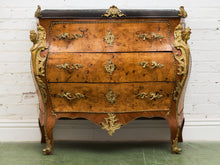 Load image into Gallery viewer, Louis XV 19th century Bombe Chest of Drawers Large
