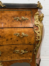 Load image into Gallery viewer, Louis XV 19th century Bombe Chest of Drawers Large
