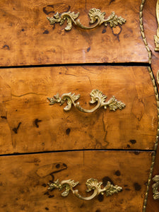 Louis XV 19th century Bombe Chest of Drawers Large