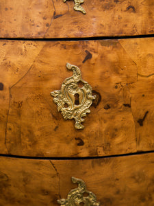 Louis XV 19th century Bombe Chest of Drawers Large