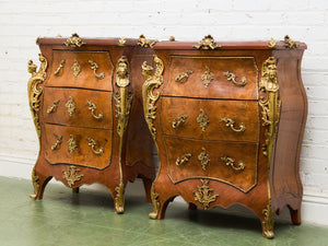 Louis XV 19th Century Bombe Chest Medium