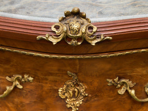 Louis XV 19th Century Bombe Chest Medium
