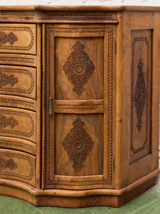 Anglo Indian Style Chest of Drawers Cabinets