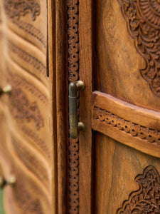 Anglo Indian Style Chest of Drawers Cabinets