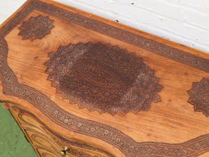 Anglo Indian Style Chest of Drawers Cabinets