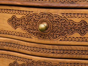 Anglo Indian Style Chest of Drawers Cabinets