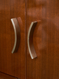 Nicole Miller Italian High-Gloss Stacked Lacquer Cabinet