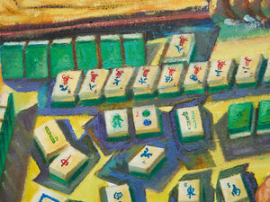 Cubist Mahjong Original Painting Extra Large Painting