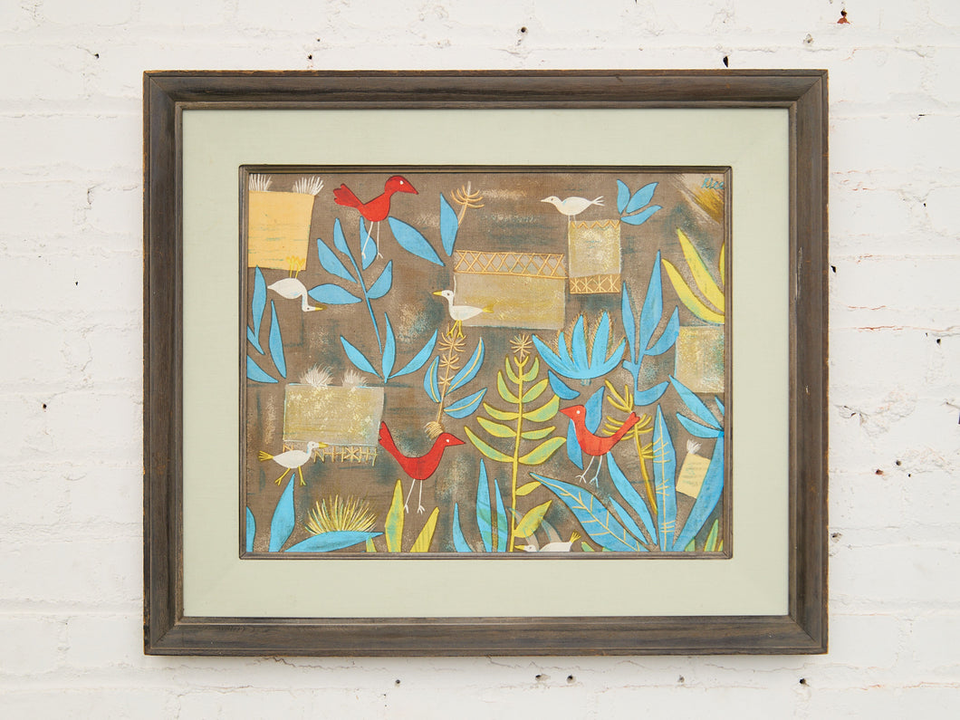 Paul Klee Study Bird Garden