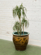 Load image into Gallery viewer, Vintage 1960s X Large Tony Duquette Style Asian Brown Dragon Egg Pot
