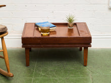 Load image into Gallery viewer, Mid-Century Modern Wood Side Table with Recessed Tray Top
