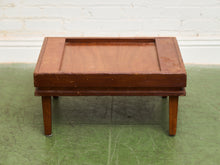 Load image into Gallery viewer, Mid-Century Modern Wood Side Table with Recessed Tray Top
