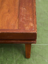 Load image into Gallery viewer, Mid-Century Modern Wood Side Table with Recessed Tray Top
