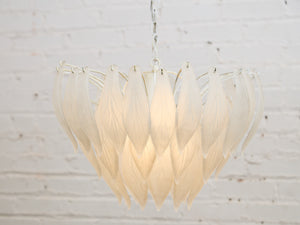 Chandelier Of Glass Feathers