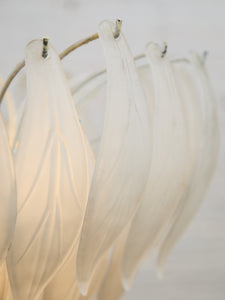 Chandelier Of Glass Feathers