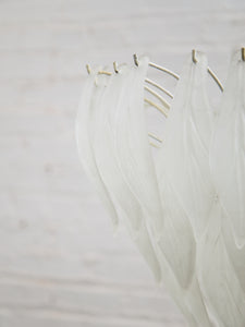 Chandelier Of Glass Feathers