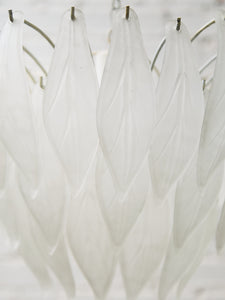 Chandelier Of Glass Feathers
