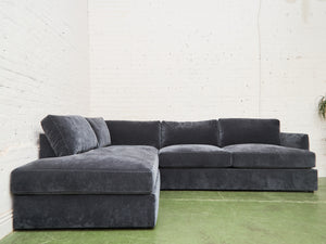 Michonne Sofa in Amici Smoke