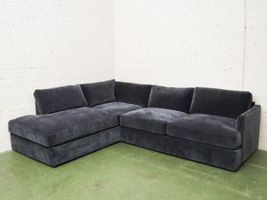 Michonne Sofa in Amici Smoke
