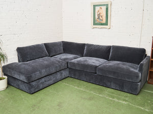 Michonne Sofa in Amici Smoke