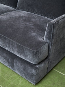 Michonne Sofa in Amici Smoke