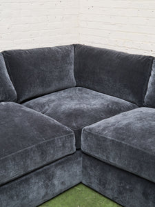 Michonne Sofa in Amici Smoke