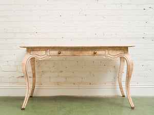 Maitland-Smith Pink Tessellated Stone Finish Desk