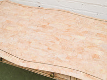 Load image into Gallery viewer, Maitland-Smith Pink Tessellated Stone Finish Desk
