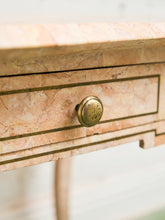 Load image into Gallery viewer, Maitland-Smith Pink Tessellated Stone Finish Desk

