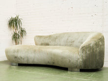 Load image into Gallery viewer, Curved Vintage Serpentine Sofa in the Style of Vladimir Kagan
