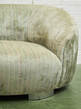 Load image into Gallery viewer, Curved Vintage Serpentine Sofa in the Style of Vladimir Kagan

