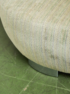 Curved Vintage Serpentine Sofa in the Style of Vladimir Kagan