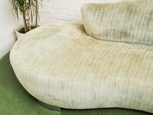 Load image into Gallery viewer, Curved Vintage Serpentine Sofa in the Style of Vladimir Kagan
