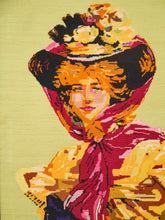 Load image into Gallery viewer, Lady in Bloom Pop Art Needle Point Art
