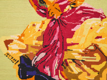 Load image into Gallery viewer, Lady in Bloom Pop Art Needle Point Art
